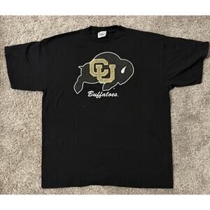 Vintage Briar Creek Colorado Buffaloes Graphic Black Men's T-Shirt XL Cotton